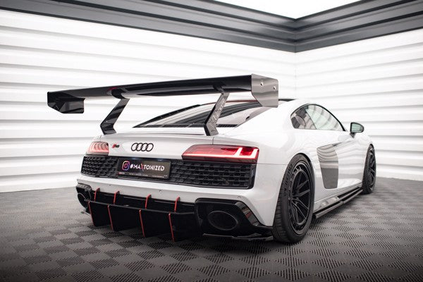 Maxton Rear Side Splitters Audi R8 Mk2 Facelift - Gloss Black