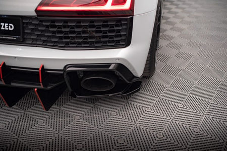 Maxton Rear Side Splitters Audi R8 Mk2 Facelift - Gloss Black