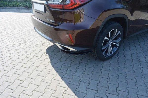 Maxton Rear Side Splitters Lexus Rx Mk4 T - Gloss Black