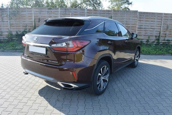 Maxton Rear Side Splitters Lexus Rx Mk4 T - Gloss Black