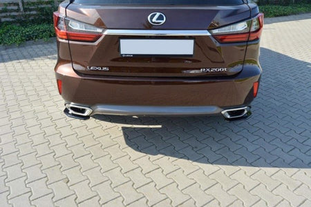 Maxton Rear Side Splitters Lexus Rx Mk4 T - Gloss Black