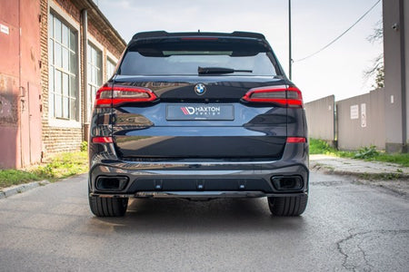 Maxton Spoiler Extension For BMW X5 G05 M-Pack - Gloss Black