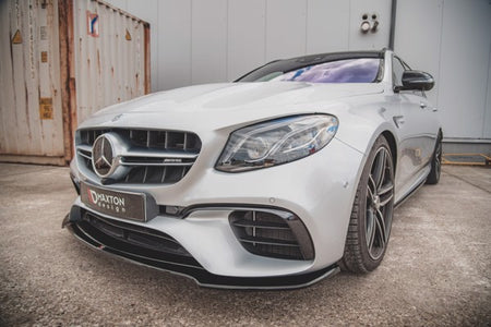 Maxton Front Splitter V.1 Mercedes-Benz E63 Amg Estate/Sedan S213/W213 - Gloss Black