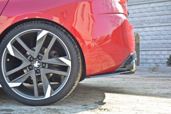 Maxton Rear Side Splitters Peugeot 308 Ii Gti - Gloss Black