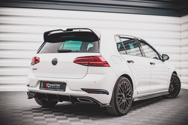 Maxton Street Pro Rear Diffuser Volkswagen Golf R-Line Mk 7 Facelift - Black