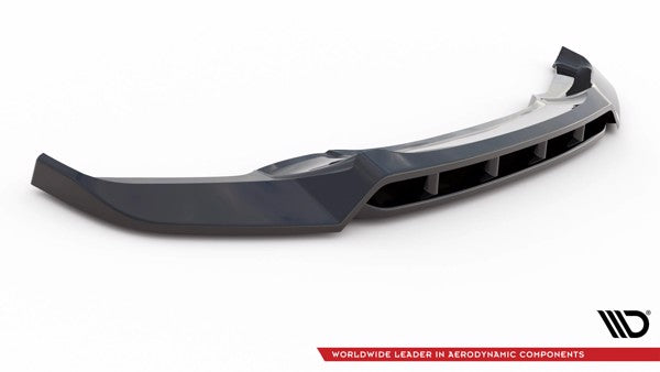 Maxton Front Splitter V.2 BMW X6 M-Pack F16 - Gloss Black