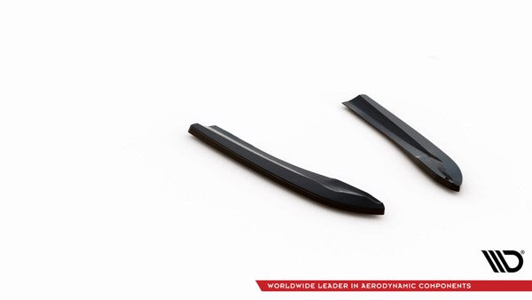 Maxton Rear Side Splitters Mercedes-Benz C Coupe  Amg-Line C204 - Gloss Black