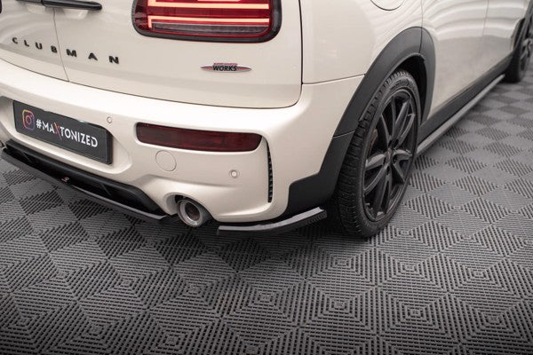 Maxton Rear Side Splitters Mini Cooper Clubman John Cooper Works F54 Facelift - Gloss Black