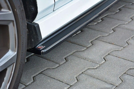 Maxton Side Skirts Diffusers V.1 Ford Fiesta Mk8 St / St-Line - Gloss Black