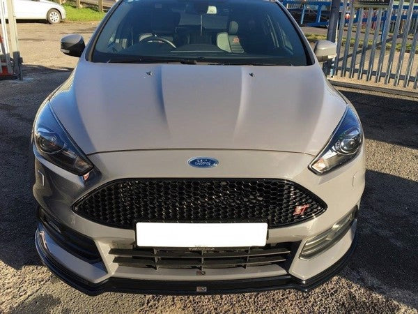 Maxton Front Splitter V.3 Ford Focus St Mk3 Fl - Gloss Black