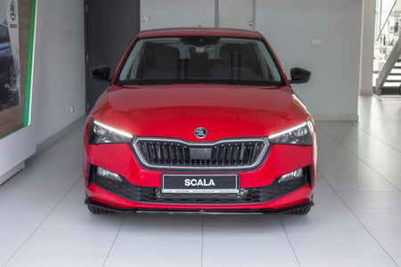 Maxton Front Splitter V.3 Skoda Scala - Gloss Black