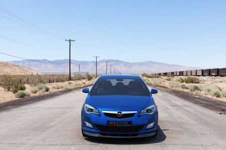 Maxton Front Splitter Opel Astra J (Pre-Facelift) - Gloss Black