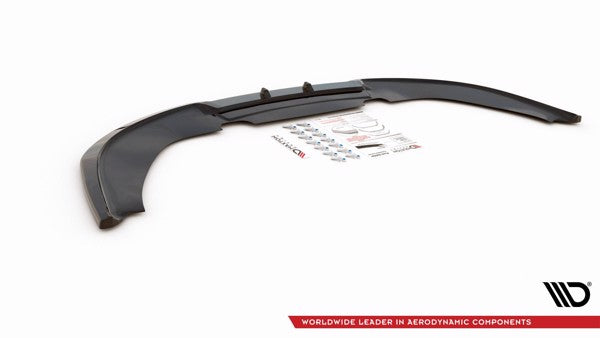 Maxton Front Splitter V.2 Audi RS4 B7 - Gloss Black