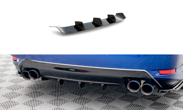 Maxton Rear Valance Lexus Gs F Mk4 Facelift - Gloss Black