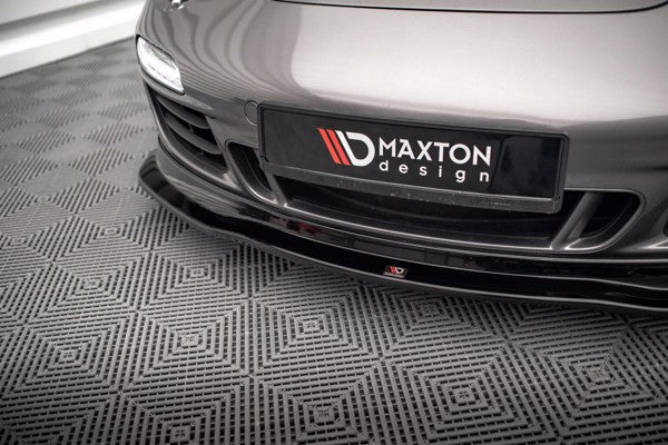 Maxton Front Splitter V.1 Porsche 911 Carrera Gts 997 Facelift - Gloss Black