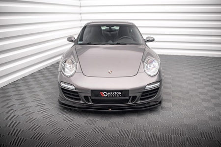 Maxton Front Splitter V.1 Porsche 911 Carrera Gts 997 Facelift - Gloss Black