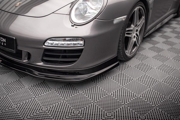 Maxton Front Splitter V.1 Porsche 911 Carrera Gts 997 Facelift - Gloss Black