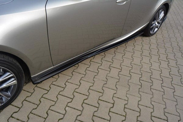 Maxton Side Skirts Diffusers Lexus Is Mk3/ Mk3 Facelift  - Gloss Black