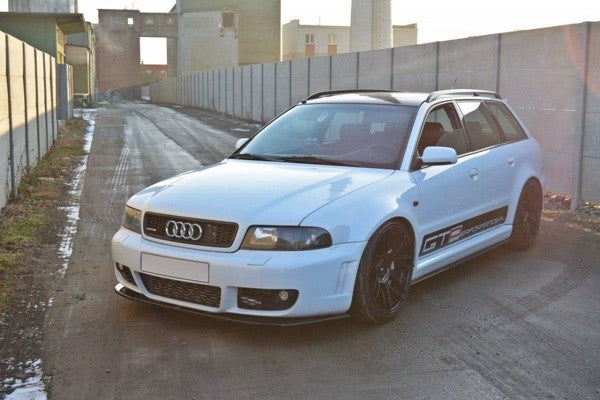 Maxton Front Splitter Audi RS4 B5 - Gloss Black