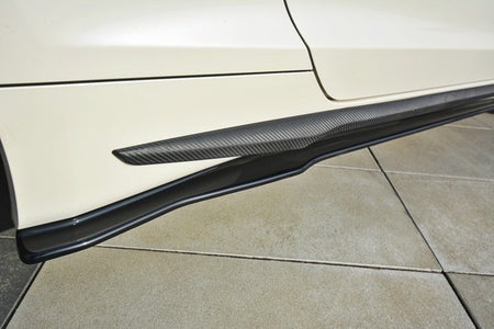 Maxton Side Skirts Diffusers Honda Cr-Z - Gloss Black