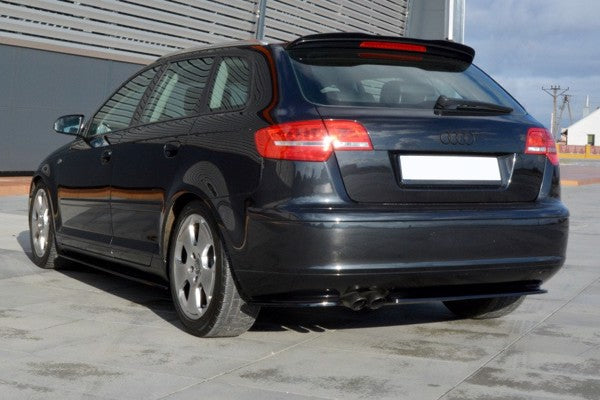 Maxton Rear Side Splitters Audi A3 Sportback 8P / 8P Facelift - Gloss Black