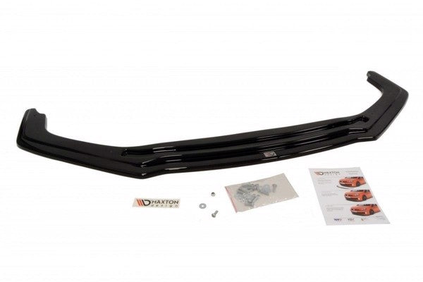 Maxton Front Splitter V.1 Honda Civic Ix Type R - Gloss Black