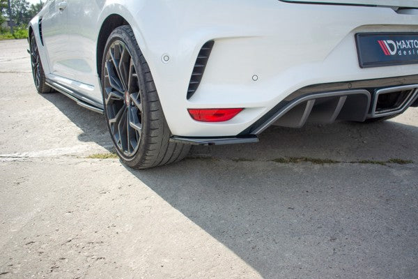 Maxton Rear Side Splitters Renault Megane Iv RS - Gloss Black