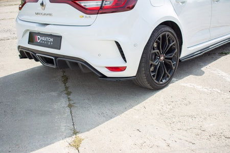 Maxton Rear Side Splitters Renault Megane Iv RS - Gloss Black