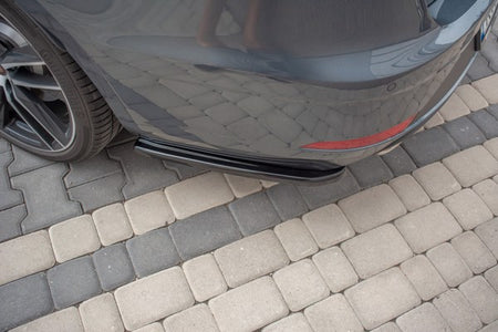Maxton Rear Side Splitters V.1 Seat Leon Cupra Mk3 Fl Sportstourer - Gloss Black
