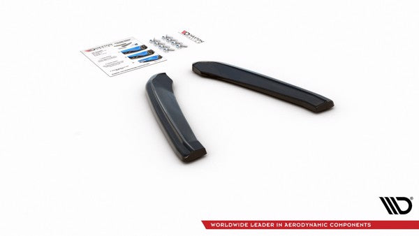Maxton Rear Side Splitters V.1 Seat Leon Cupra Mk3 Fl Sportstourer - Gloss Black