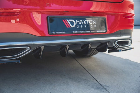 Maxton Rear Valance Mercedes-Benz Cla Shooting Brake Amg-Line X118 - Gloss Black