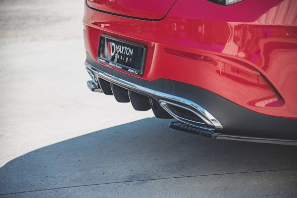 Maxton Rear Valance Mercedes-Benz Cla Shooting Brake Amg-Line X118 - Gloss Black