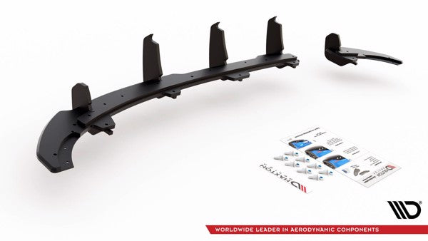 Maxton Racing Durability Rear Valance Volkswagen Polo Gti Mk6 - Black