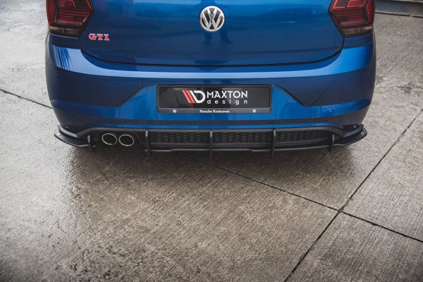 Maxton Racing Durability Rear Valance Volkswagen Polo Gti Mk6 - Black