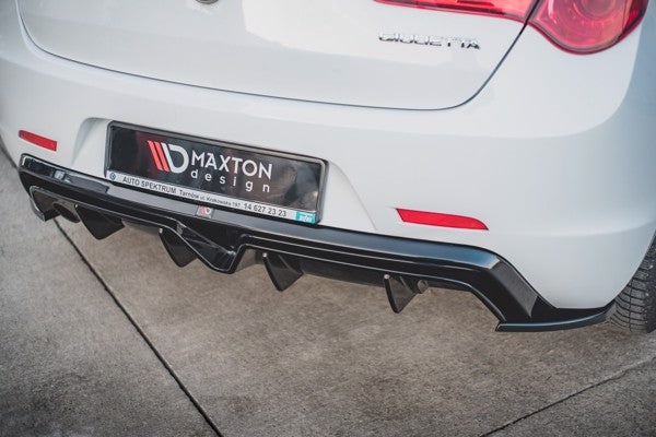 Maxton Rear Valance Alfa Romeo Giulietta Facelift (Single Exhaust Version) - Gloss Black