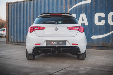 Maxton Rear Valance Alfa Romeo Giulietta Facelift (Single Exhaust Version) - Gloss Black