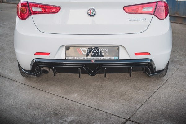 Maxton Rear Valance Alfa Romeo Giulietta Facelift (Single Exhaust Version) - Gloss Black