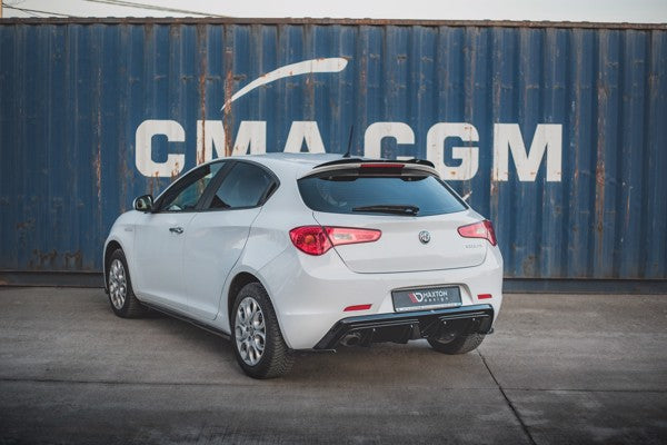 Maxton Rear Valance Alfa Romeo Giulietta Facelift (Single Exhaust Version) - Gloss Black