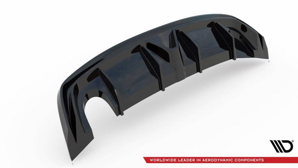 Maxton Rear Valance Alfa Romeo Giulietta Facelift (Single Exhaust Version) - Gloss Black