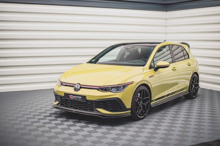 Maxton Front Splitter V.3 Volkswagen Golf 8 Gti Clubsport - Gloss Black