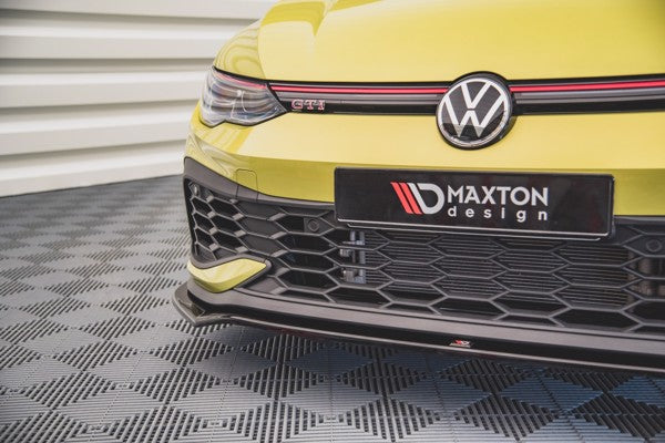 Maxton Front Splitter V.3 Volkswagen Golf 8 Gti Clubsport - Gloss Black