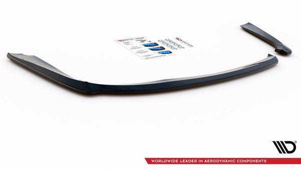 Maxton Rear Side Splitters Mistubishi Lancer Sportback Mk8 - Gloss Black