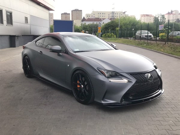 Maxton Side Skirts Diffusers Lexus Rc - Gloss Black