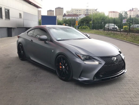 Maxton Side Skirts Diffusers Lexus Rc - Gloss Black