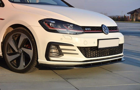 Maxton Front Splitter VW Golf VIi Gti Facelift V.1 - Gloss Black