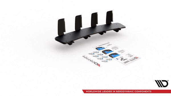 Maxton Racing Durability Rear Diffuser V.2 Hyundai I30 N Mk3 Hatchback - Black