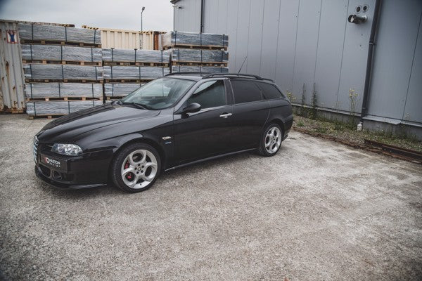 Maxton Side Skirts Diffusers Alfa Romeo 156 Facelift - Gloss Black