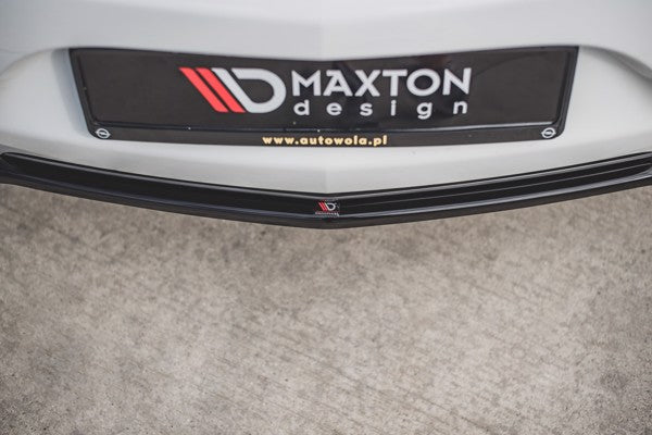 Maxton Central Rear Splitter Opel Insignia Mk. 1 Opc Facelift - Gloss Black