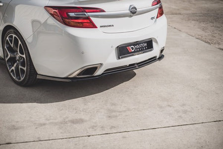 Maxton Central Rear Splitter Opel Insignia Mk. 1 Opc Facelift - Gloss Black