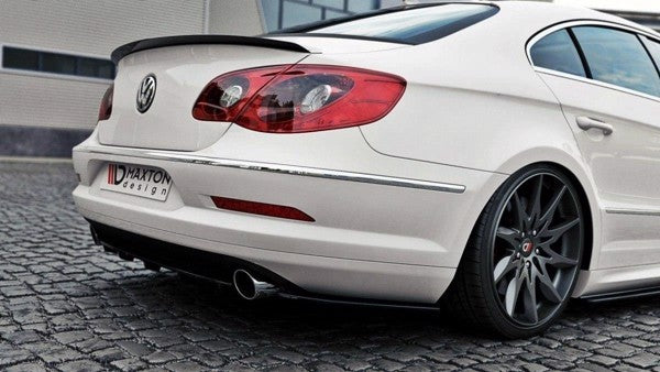 Maxton Rear Side Splitters VW Passat Cc R36 Rline (Preface) - Gloss Black